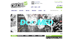 Desktop Screenshot of crucialbmxshop.com